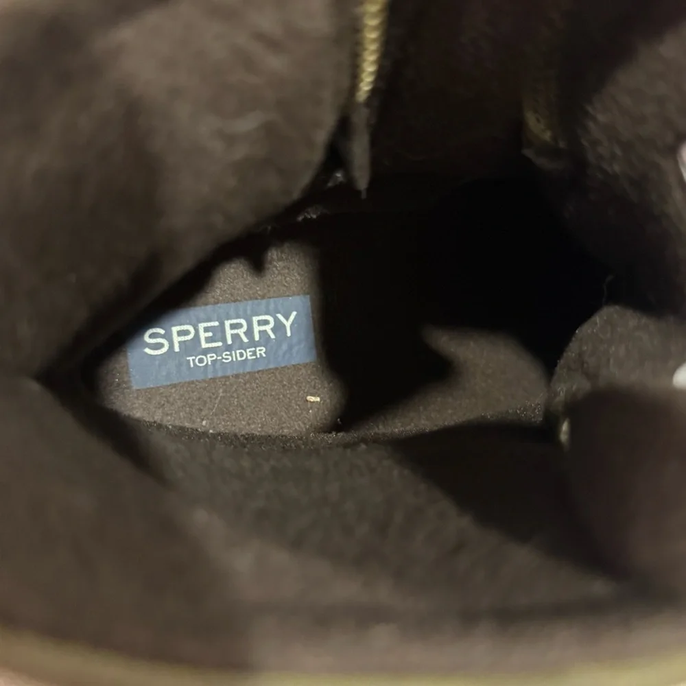 Sperry Top-Sider Saltwater Plaid Women’s Duck Boots Size 8 Waterproof Rain Boots